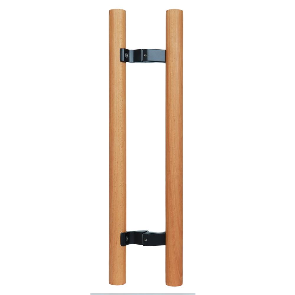 มือจับประตู แบบดึง AZLE HDW06D-24 24 นิ้ว สีไม้บีช