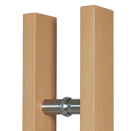 มือจับประตู แบบดึง AZLE HDW06A-32 32 นิ้ว สีไม้บีช_2