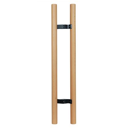 มือจับประตู แบบดึง AZLE HDW06D-32 32 นิ้ว สีไม้บีช_1