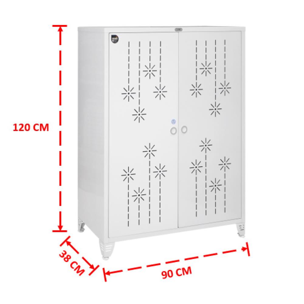 ตู้วางรองเท้า 20-25 คู่ SURE SC-120 สีขาว