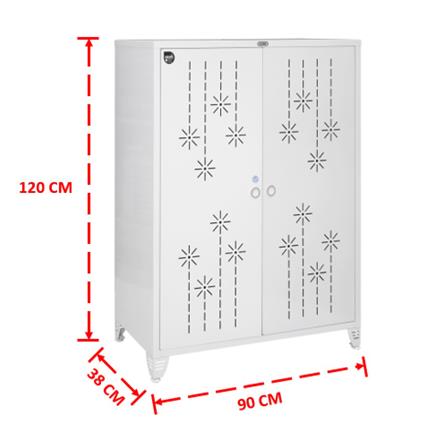 ตู้วางรองเท้า 20-25 คู่ SURE SC-120 สีขาว_5