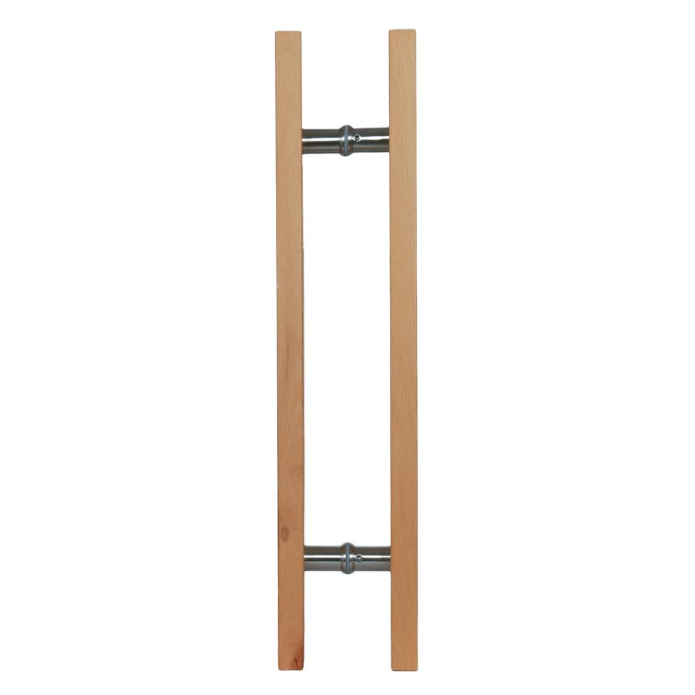 มือจับประตู แบบดึง AZLE HDW06A-24 24 นิ้ว สีไม้บีช