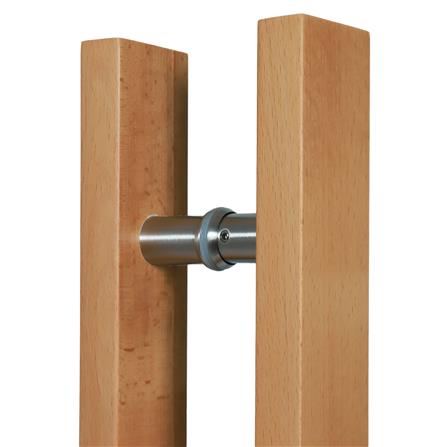 มือจับประตู แบบดึง AZLE HDW06A-24 24 นิ้ว สีไม้บีช_2