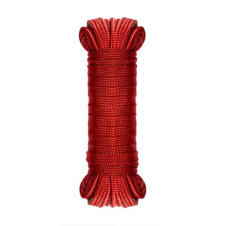เชือกถักแบน DEXZON 3/4 นิ้วX10 ม. สีแดง_0