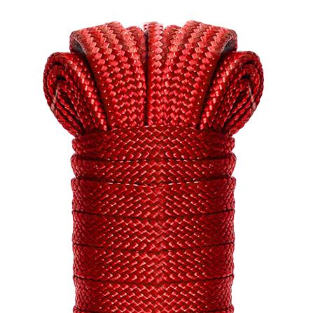 เชือกถักแบน DEXZON 3/4 นิ้วX10 ม. สีแดง_2