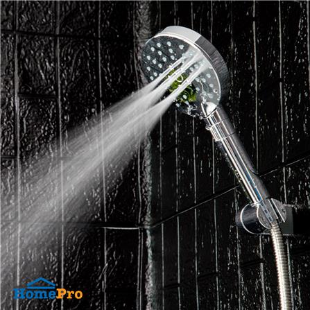 ชุดฝักบัวสายอ่อน 3 ระดับ RASLAND RA D412-CLICK สีโครม_4