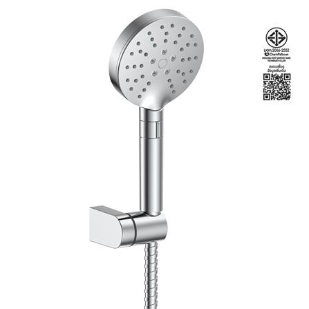 ชุดฝักบัวสายอ่อน 3 ระดับ RASLAND RA D412-CLICK สีโครม_8