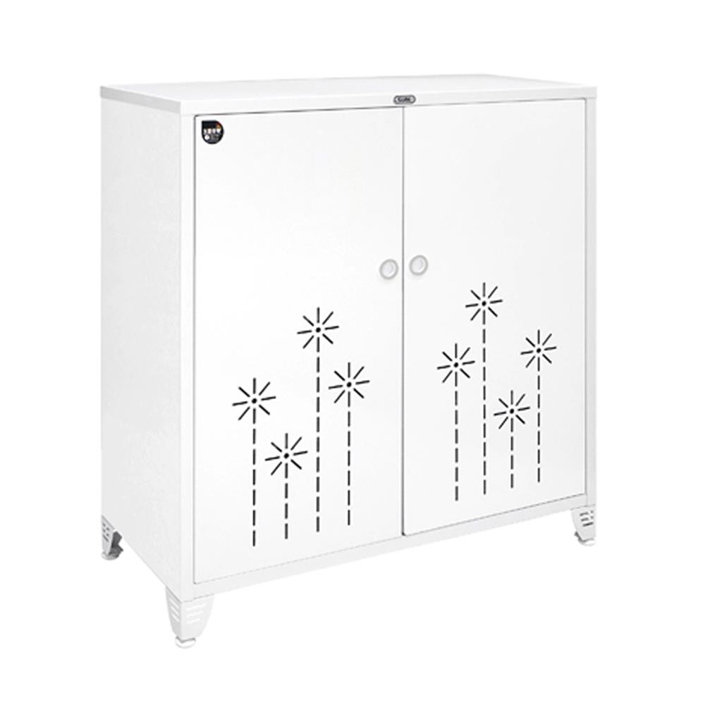 ตู้วางรองเท้า 10-12 คู่ SURE SC-090 สีขาว