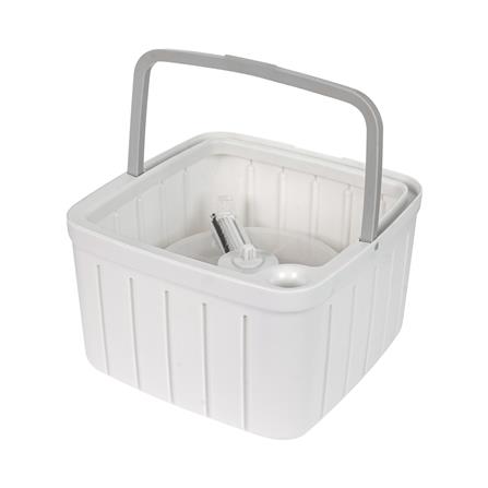 ชุดอุปกรณ์ถังปั่นเดี่ยวทรงเหลี่ยมพร้อมไม้ม็อบ ACCO NAMI สีเทา_3