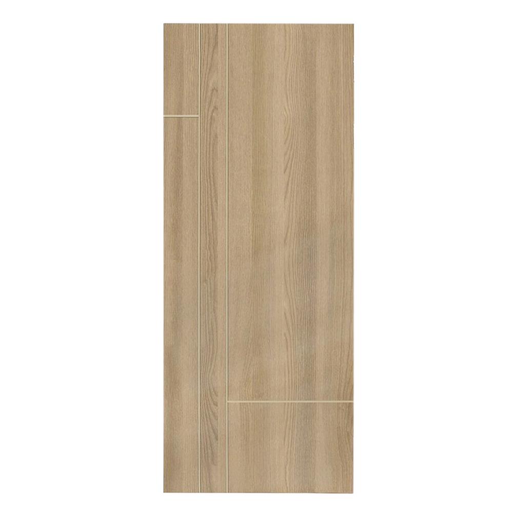 ประตูเมลามีนสั่งตัดพิเศษ BUMRUNGTHAI ลายไม้เดินร่อง