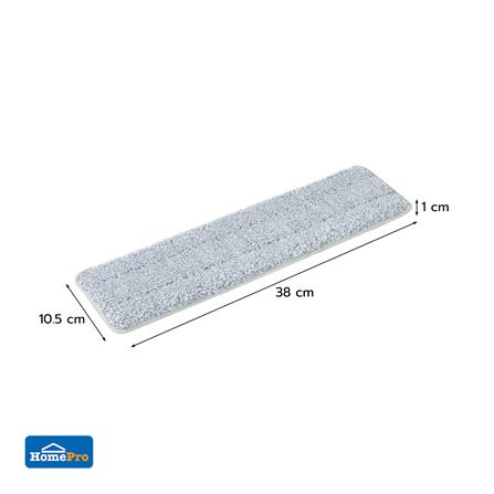 อะไหล่ผ้าไมโครไฟเบอร์ม็อบถูพื้น ANTIBACTERIAL ACCO NAMI 15 นิ้ว แพ็ก 2 ชิ้น_5