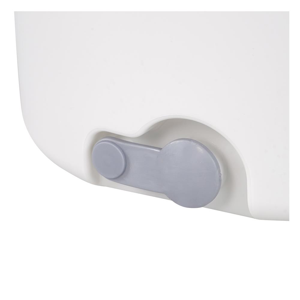 ชุดอุปกรณ์ถังปั่นเดี่ยวทรงกลมพร้อมไม้ม็อบ ACCO NAMI สีเทา