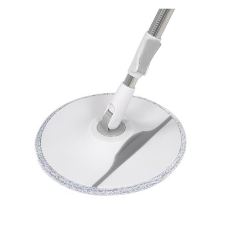 ชุดอุปกรณ์ถังปั่นเดี่ยวทรงกลมพร้อมไม้ม็อบ ACCO NAMI สีเทา_1