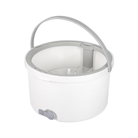 ชุดอุปกรณ์ถังปั่นเดี่ยวทรงกลมพร้อมไม้ม็อบ ACCO NAMI สีเทา_2