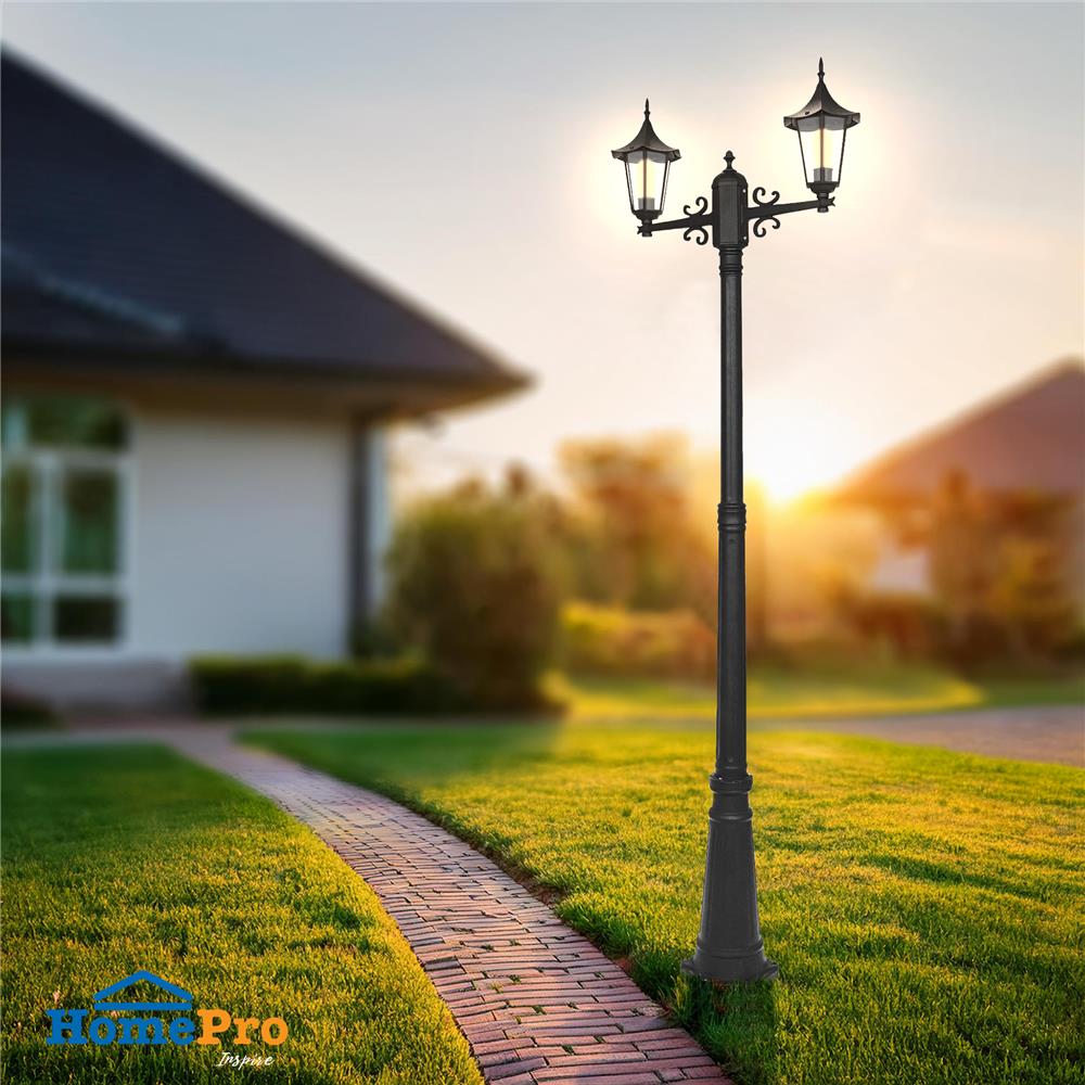 ไฟสนาม CARINI HK-PT2022 สีดำ