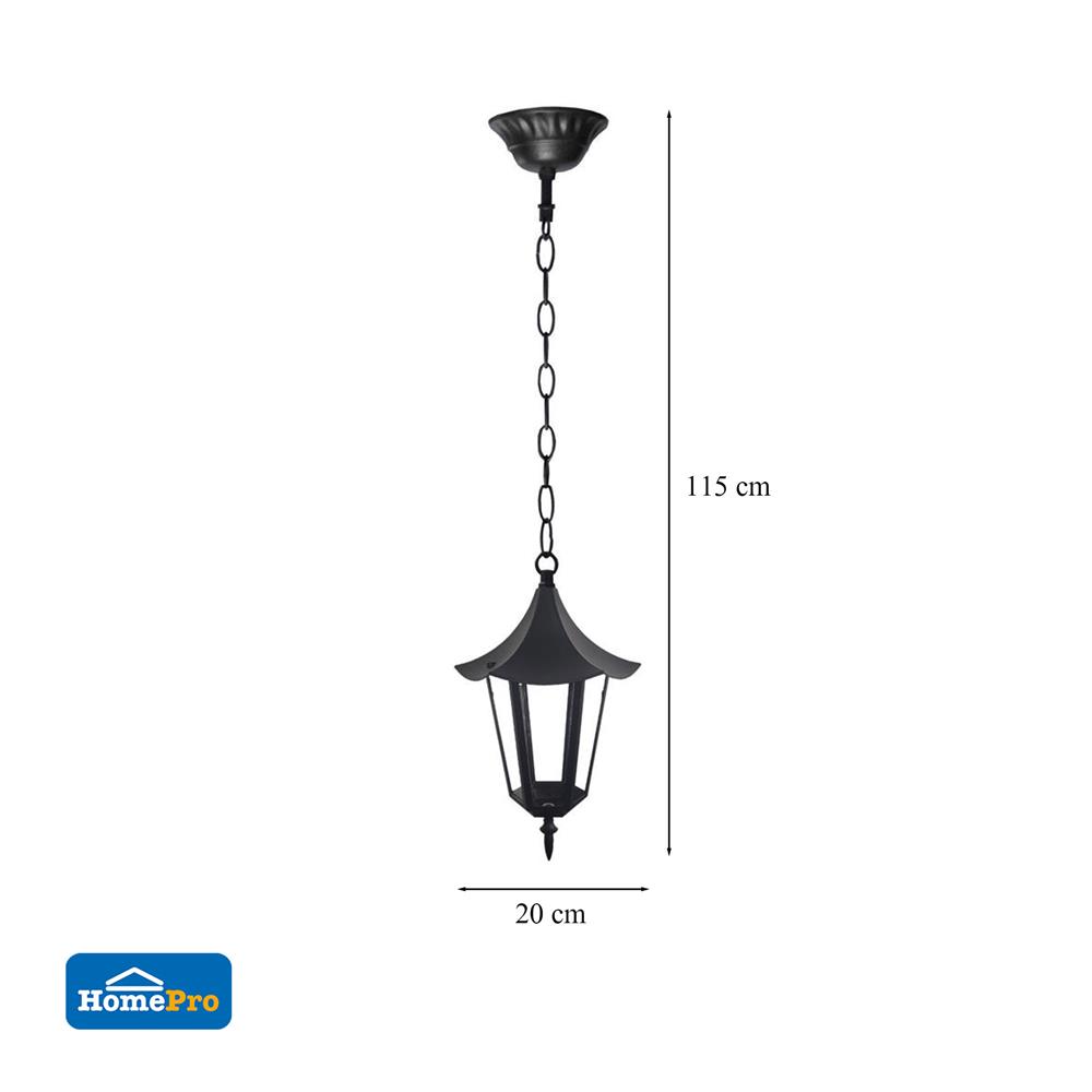 ไฟช่อภายนอก CARINI HK-P2023 สีดำ