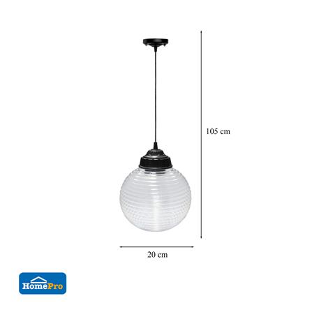 ไฟช่อภายนอก CARINI HK-P2024 สีดำ_4