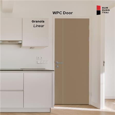 ประตู WPC สั่งตัดพิเศษ BUMRUNGTHAI GROOVE DESIGNS_1