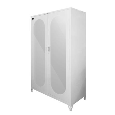 ตู้เสื้อผ้าบานกระจก SURE BG-402M สีขาว_1