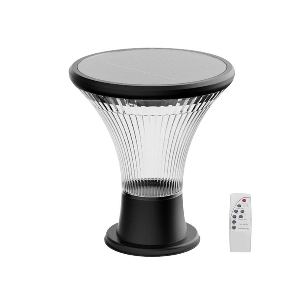 ไฟหัวเสา SOLAR CARINI HK-K2019 3 วัตต์ WARM WHITE สีดำ