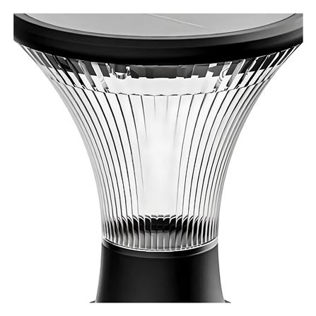 ไฟหัวเสา SOLAR CARINI HK-K2019 3 วัตต์ WARM WHITE สีดำ_1