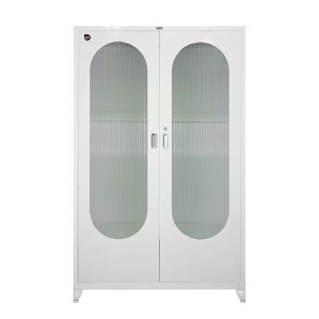 ตู้เสื้อผ้าบานกระจก SURE BG-401P สีขาว_0