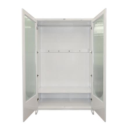 ตู้เสื้อผ้าบานกระจก SURE BG-401P สีขาว_2