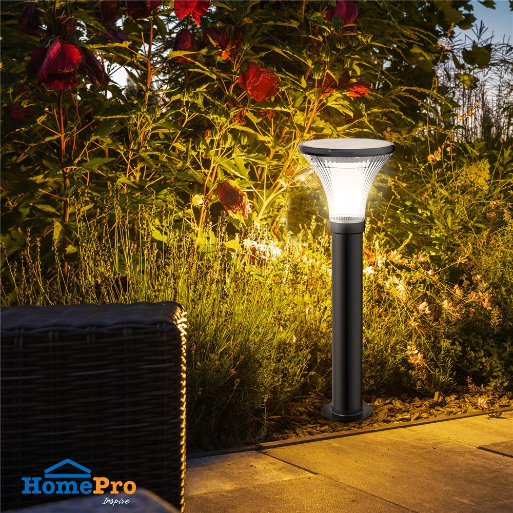 ไฟทางเดิน SOLAR CARINI HK-Y2020 3 วัตต์ WARM WHITE สีดำ