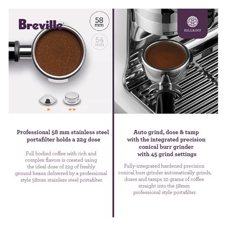 เครื่องชงกาแฟ BREVILLE BES 990 สีเงิน_8