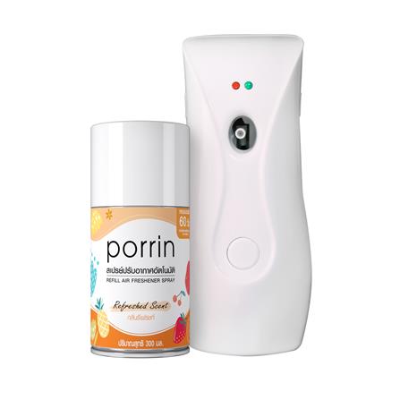 เครื่องพ่นสเปรย์อัตโนมัติพร้อมรีฟิล PORRIN 300 มล. กลิ่น REFRESHED_0