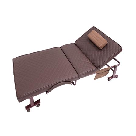 เตียงพับพร้อม TOPPER THAIBULL OLT3D145-80S สีน้ำตาล_0