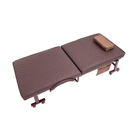 เตียงพับพร้อม TOPPER THAIBULL OLT3D145-80S สีน้ำตาล_1