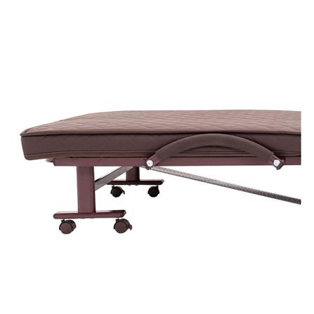 เตียงพับพร้อม TOPPER THAIBULL OLT3D145-80S สีน้ำตาล_4