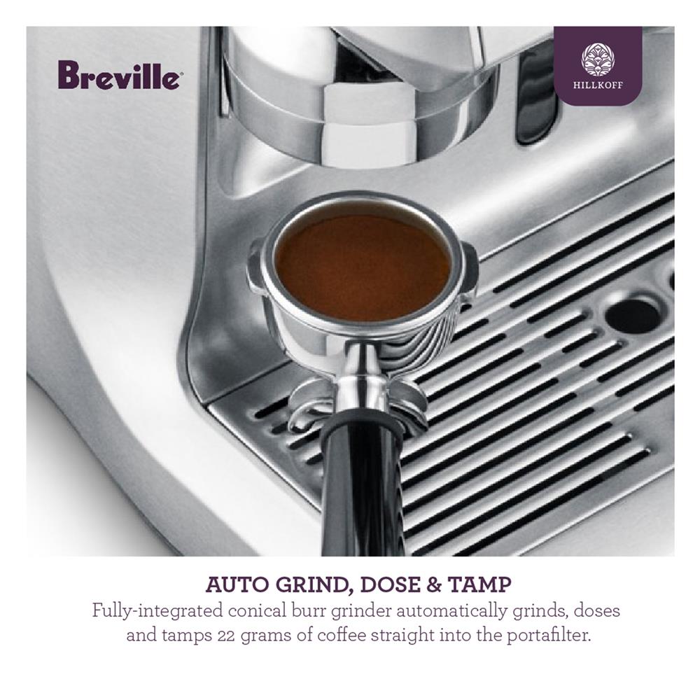 เครื่องชงกาแฟ BREVILLE BES 980 สีเงิน