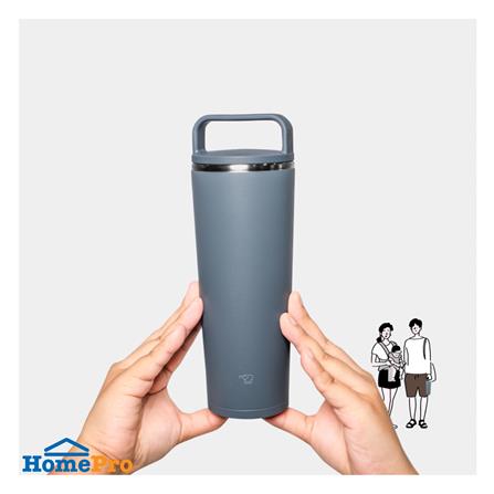 กระติกสุญญากาศ ZOJIRUSHI SX-JS40 400 มล. สีน้ำเงิน_2