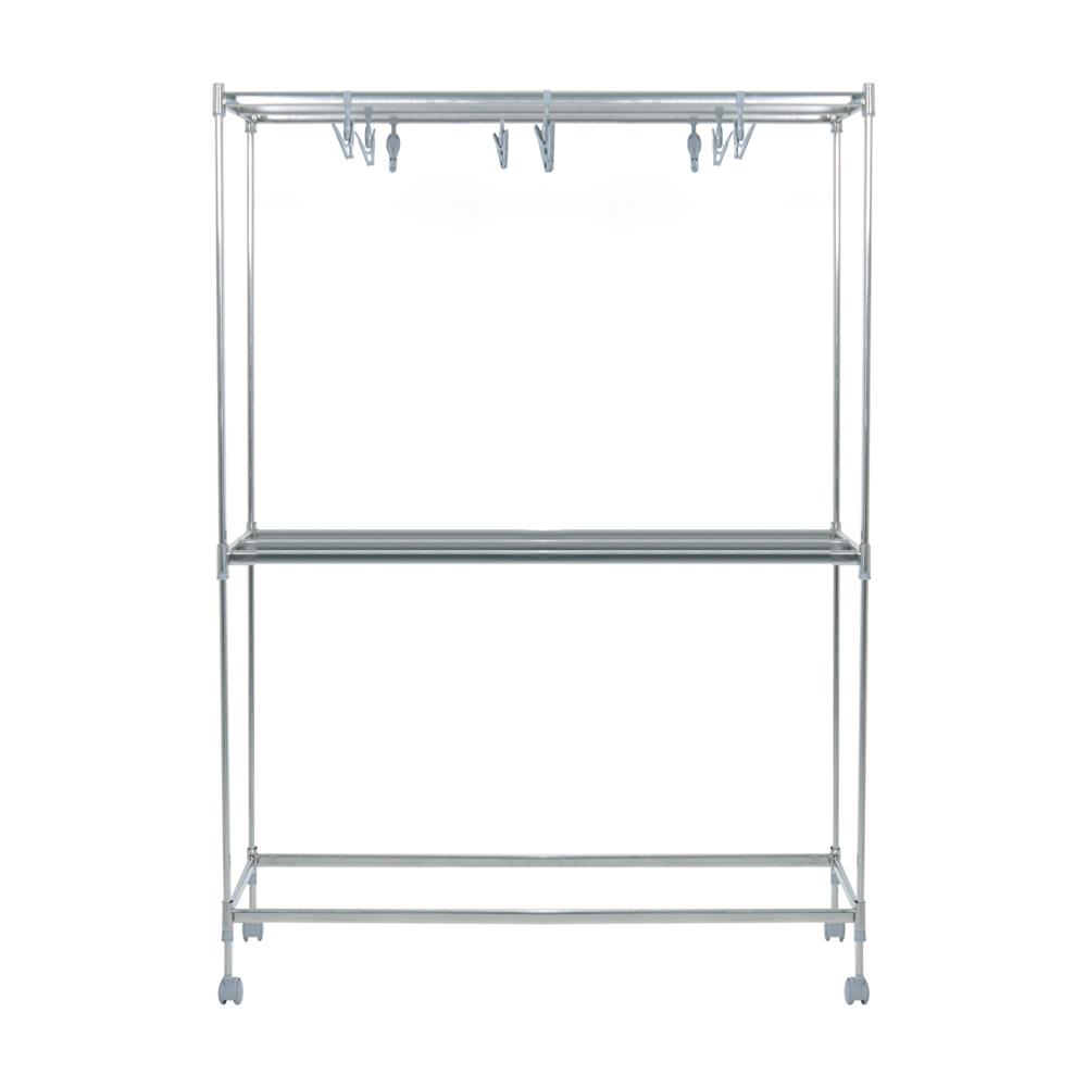 ราวตากผ้าสเตนเลส 6 เส้น มีล้อ PLIM FORTE 1 เมตร