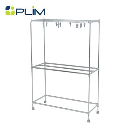 ราวตากผ้าสเตนเลส 6 เส้น มีล้อ PLIM FORTE 1 เมตร