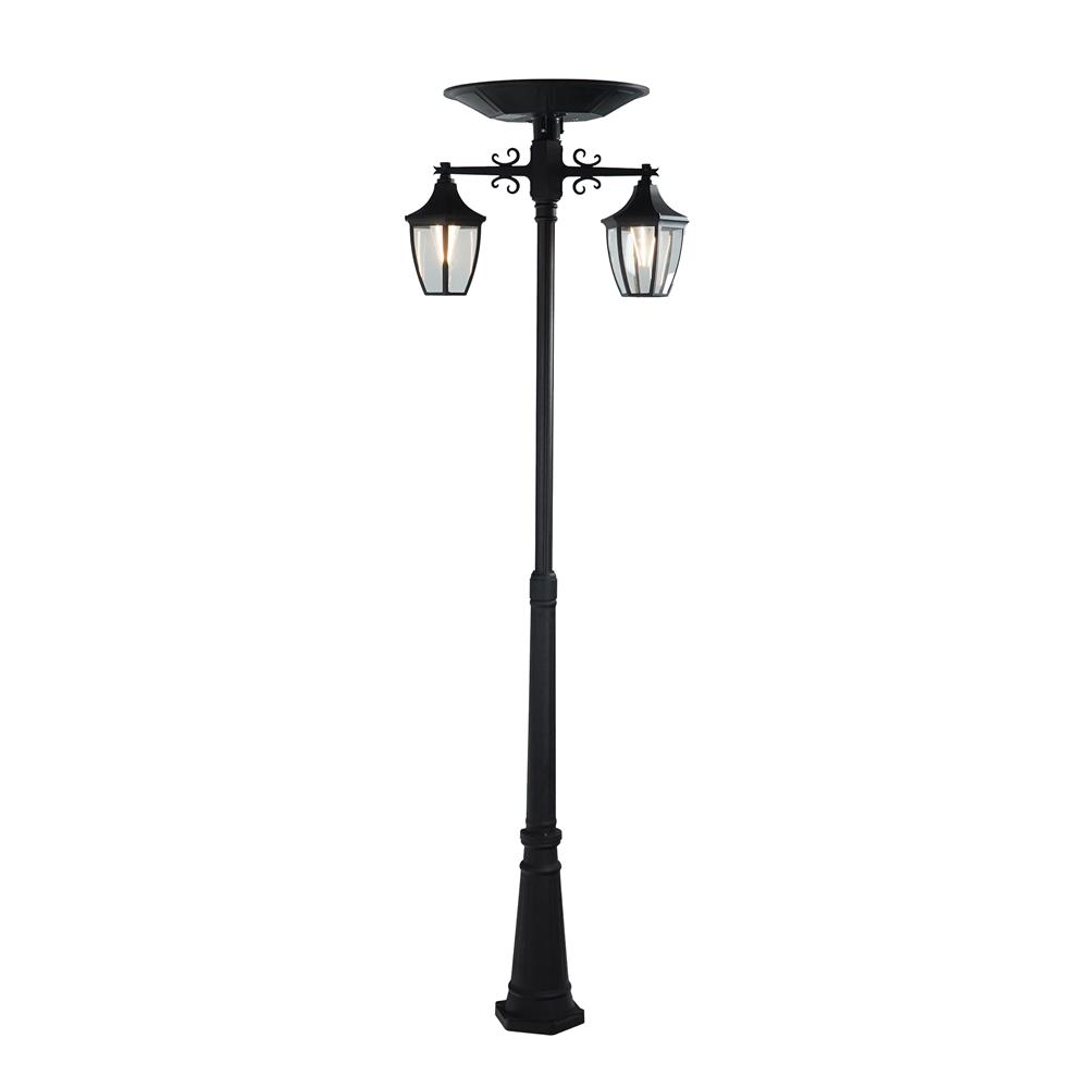 ไฟสนาม SOLAR CARINI HK-PT2021 200 วัตต์ WARM WHITE สีดำ