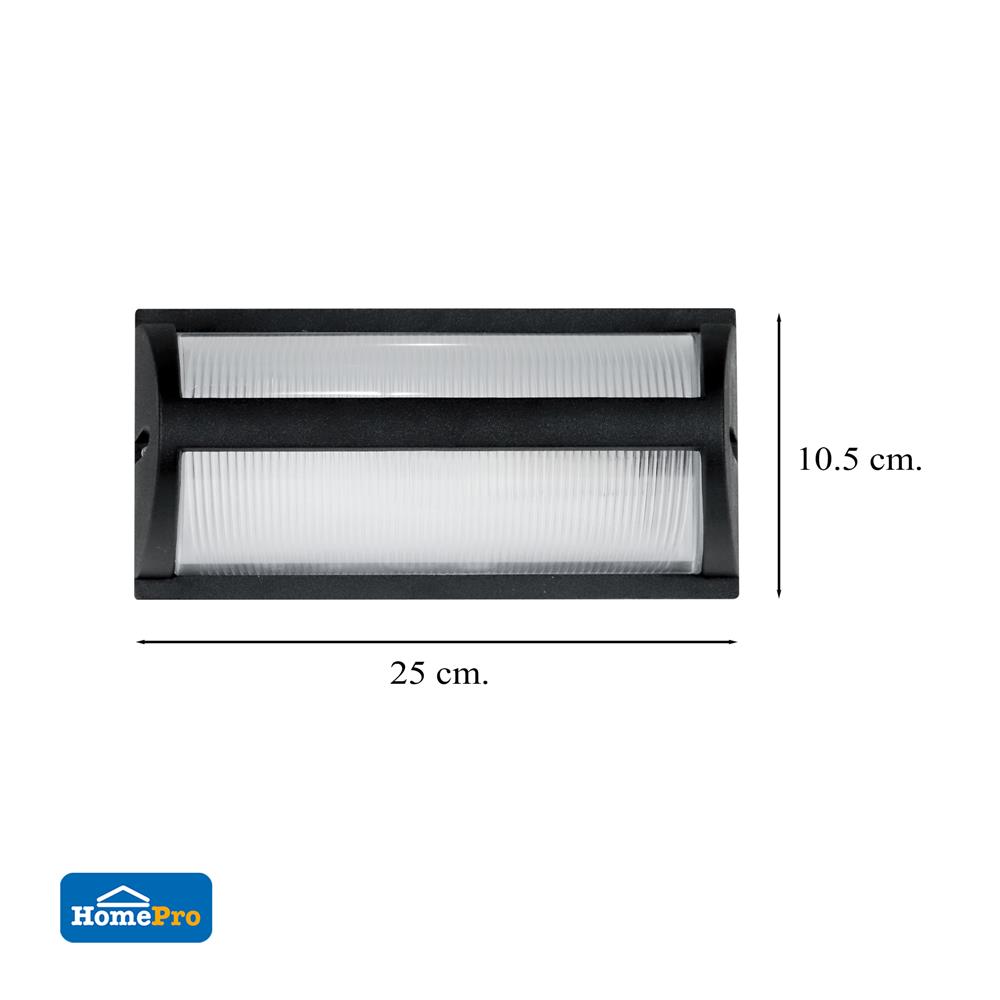 ไฟผนังภายนอก CARINI HK-B2017 สีขาว/ดำ