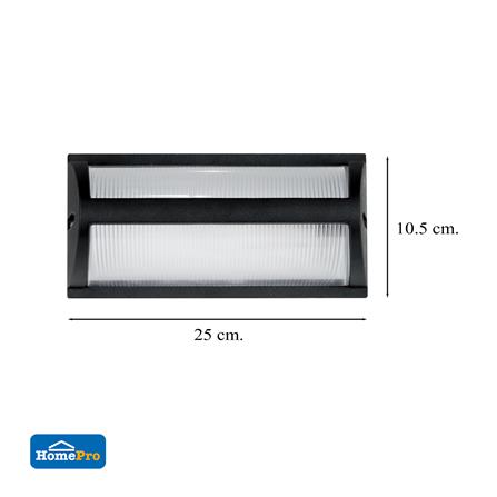 ไฟผนังภายนอก CARINI HK-B2017 สีขาว/ดำ_5