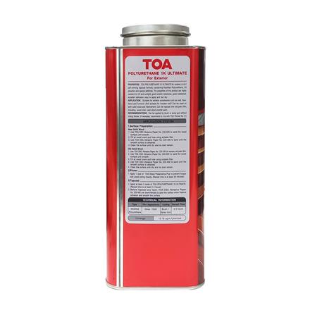 โพลียูรีเทนภายนอก TOA 1K ULTIMATE PG9904 ไม้ประดู่ โปร่งแสงเงา 3 ลิตร_3