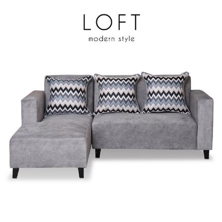 โซฟาเข้ามุมซ้าย AS FURNITURE LOFT RCGYU39 สีเทาอ่อน_5