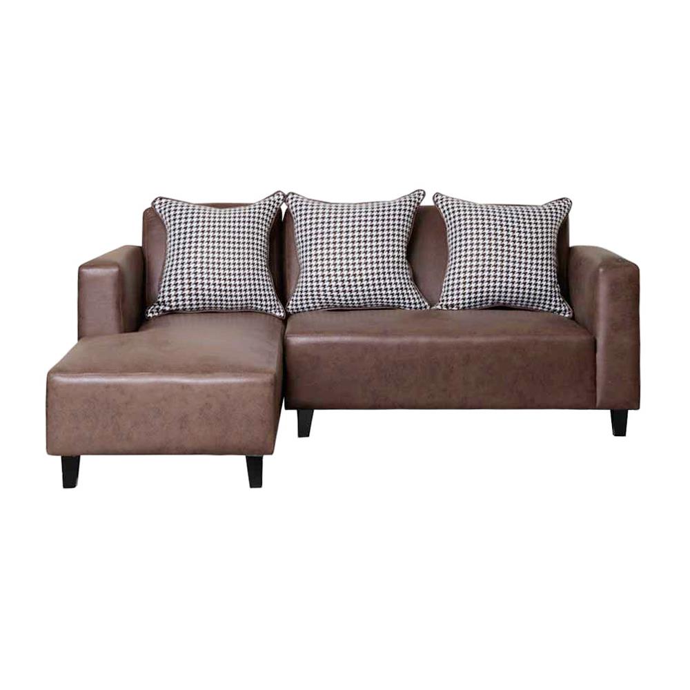 โซฟาเข้ามุมซ้าย AS FURNITURE LOFT RLBWU42 สีน้ำตาล