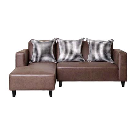 โซฟาเข้ามุมซ้าย AS FURNITURE LOFT RLBWU42 สีน้ำตาล