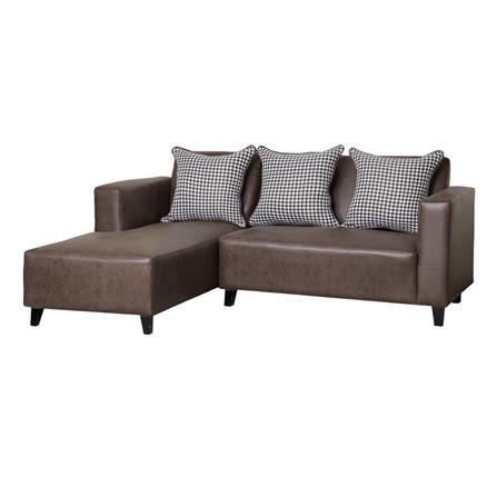 โซฟาเข้ามุมซ้าย AS FURNITURE LOFT RLBWU42 สีน้ำตาล_1