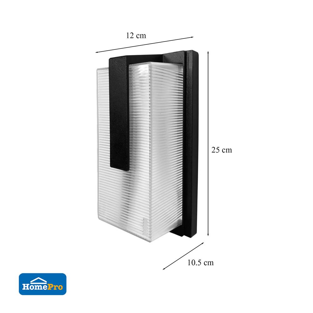 ไฟผนังภายนอก CARINI HK-B2016 สีขาว/ดำ