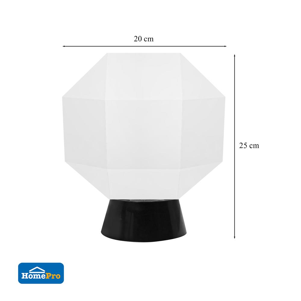 ไฟหัวเสา CARINI HK-K2012 สีขาว/ดำ