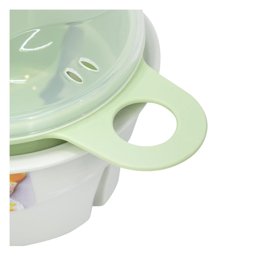 ชุดภาชนะไมโครเวฟที่ทำไข่ลวก KECH OLIVE