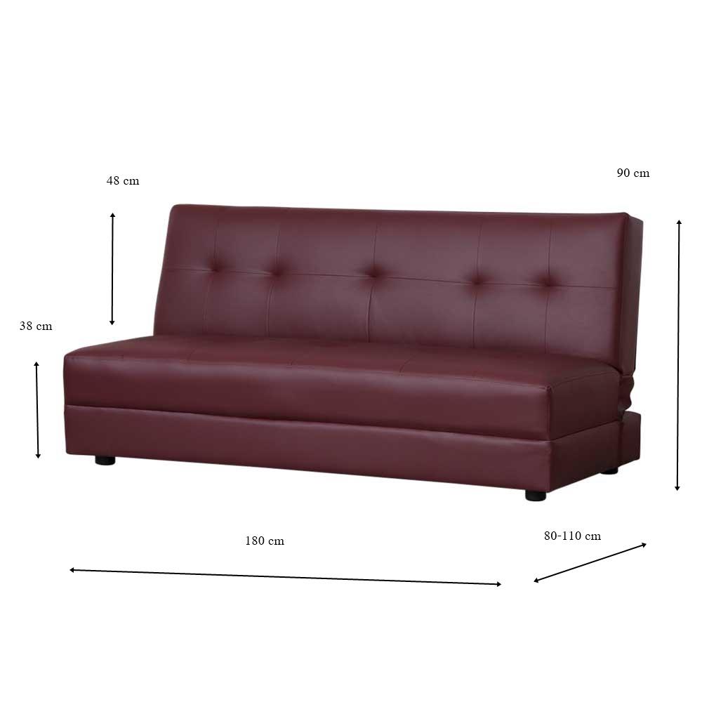 โซฟาเบด AS FURNITURE NARNIA LBWD61 สีน้ำตาล