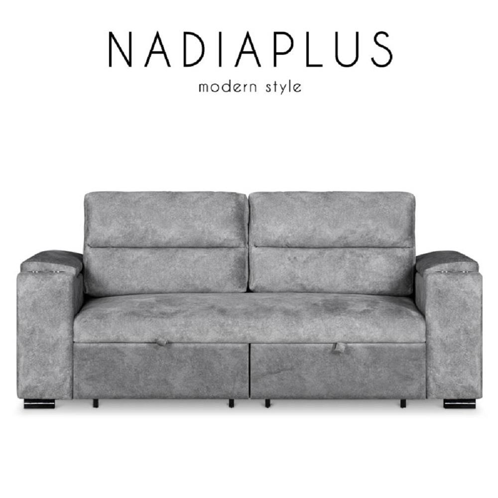 โซฟาเบด AS FURNITURE NADIAPLUS CGYU39 สีเทา